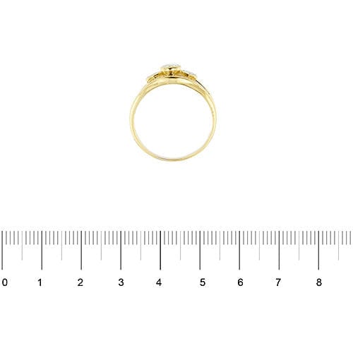 Bague Bague trilogie en or jaune sertie de diamants de 1,17 ct 58 Facettes 33607