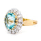 Bague 54.5 Bague grappe de diamants aigue-marine 58 Facettes E712C420332A4B61B242A174B74796B1