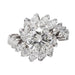 Bague 53.5 Bague Marguerite Or blanc Diamant 58 Facettes 3411141CN