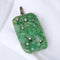 Pendentif Pendentif Art Déco en or, jade sculpté et diamants. 58 Facettes