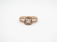 Bague 51 bague MAUBOUSSIN solitaire chance of love n2 or rose & diamants 58 Facettes 259528