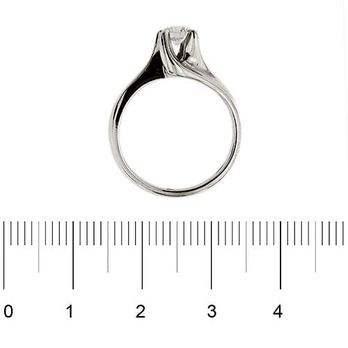 Bague 51 Bague solitaire avec diamant de 0,37 ct 58 Facettes 30220