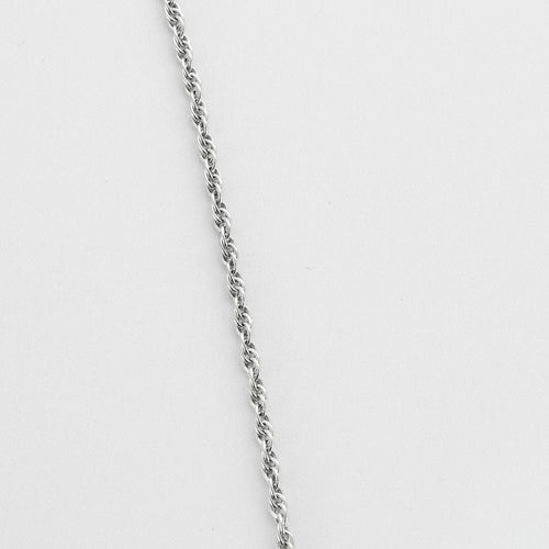 Collier Collier or blanc et pendentif saphir et diamants 58 Facettes MON07012