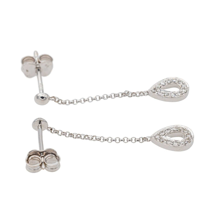 Boucles d'oreilles Boucles d'oreilles Or blanc Diamant 58 Facettes 3281439CN