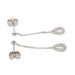 Boucles d'oreilles Boucles d'oreilles Or blanc Diamant 58 Facettes 3281439CN