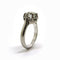 Bague solitaire or blanc diamant 1,58 carat 58 Facettes 26/6