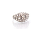 Bague 52.5 Bague ancienne diamants en platine 58 Facettes 27285