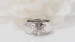 Bague 51 Bague Chaumet double Liens en or blanc et diamants 58 Facettes 32176