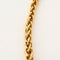 Yellow gold necklace Link braided