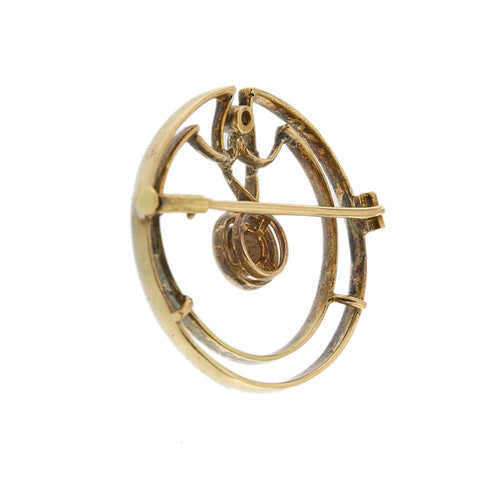 Broche Broche Art Déco avec Diamants 58 Facettes 35599