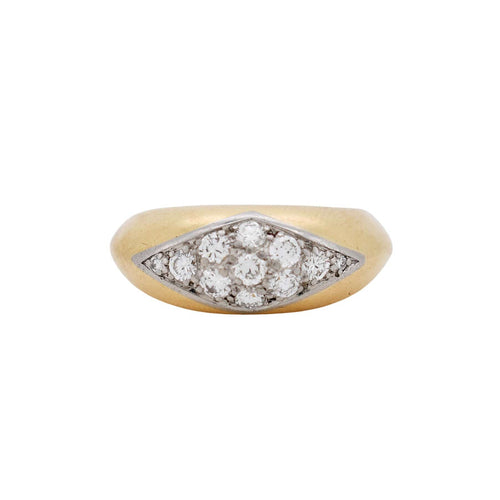 Bague 49 OJ Perrin - Bague Jonc or Platine Diamants 58 Facettes 33