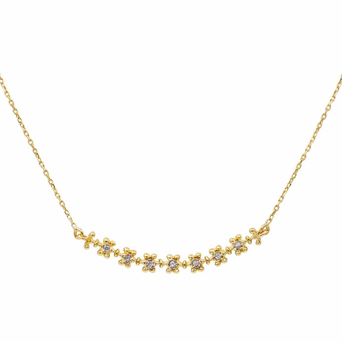 Yellow Gold Diamond Necklace