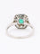 Bague 54 Bague Art Deco émeraude diamants taille ancienne 58 Facettes 1108.9