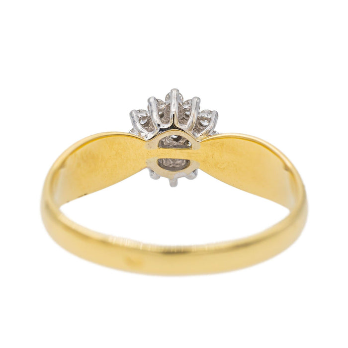 Bague 55 Bague Marguerite Or jaune Diamant 58 Facettes 3367678CN