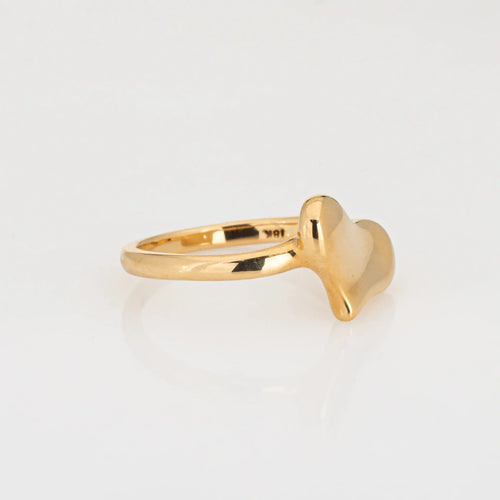 Bague 53 Angela Cummings - Bague Coeur Vintage Or Jaune 58 Facettes G13407