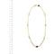 Collier Collier orné de pierres colorées 58 Facettes 36994