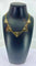 Collier Collier draperie en or jaune et or blanc, époque 1900/1930 58 Facettes AB394