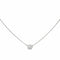 Collier Tiffany & Co Collier Solitaire Platine Diamant 58 Facettes 3648181RV