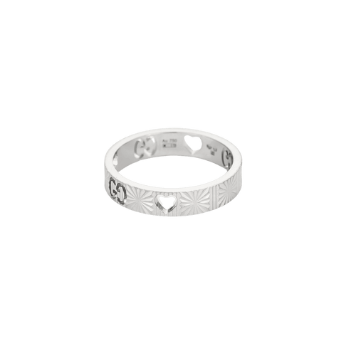 Bague 50 BAGUE GUCCI ICON OR BLANC 58 Facettes BO/250015//