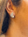 Boucles d'oreilles Boucles d’oreilles ancienne en or blanc, argent et platine 58 Facettes