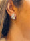 Boucles d'oreilles Boucles d’oreilles ancienne en or blanc, argent et platine 58 Facettes