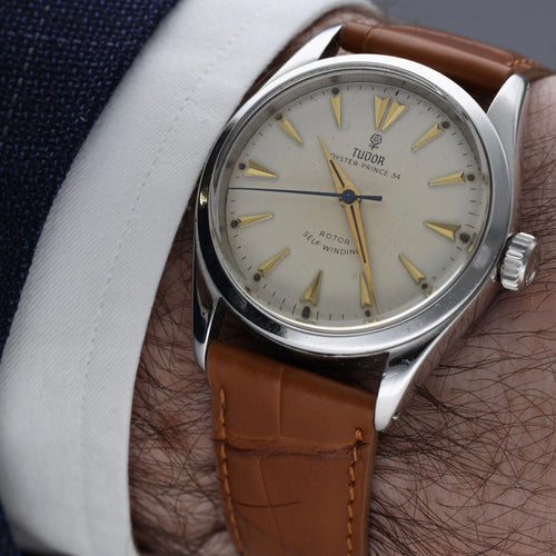 Montre Montre Tudor Vintage Oyster Prince en acier – 34 mm – Automatique – 1956 – Ref. 7900 58 Facettes