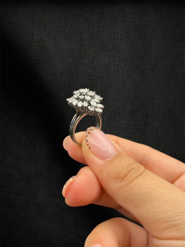 Bague Bague en diamant « Rosée de lumière » 58 Facettes