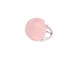 Bague 50 bague cabochon quartz rose etoile t50 en or blanc 18k 21.8 gr 58 Facettes 267805