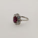 Bague Anello con Rubino 1,50ct e Diamanti 58 Facettes