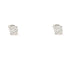 Boucles d'oreilles Boucles d'oreilles en or blanc serties de diamants de 0,19 ct 58 Facettes 14697