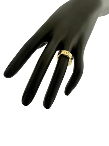 Bague 56 Bague flexible or jaune avec diamant Leon Hatot 58 Facettes