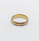 Bague 50.5 Bague jonc alliance motifs géométriques vintage en or 14k 58 Facettes A06567