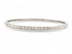 Bracelet bracelet jonc serti complet 78 diamants 3.8ct platine 850 25.3gr 58 Facettes 268460