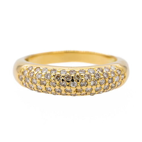 Bague 55 Bague Jonc Or jaune Diamant 58 Facettes 2769815CN