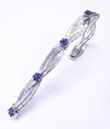 Bracelet Bracelet saphir or blanc 58 Facettes BRA.SAPH.OR-1534