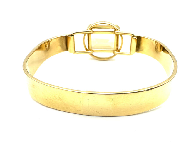 Bracelet Bracelet vintage en or jaune 18K et citrine 58 Facettes