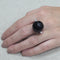 Bague Bague en onyx et or blanc 58 Facettes T167