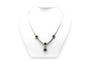 Collier Collier Années 70 en or blanc 18 carats et saphirs, diamants 58 Facettes 23301