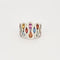 Bague Bague or blanc TUTTI FRUTTI 58 Facettes LP1051/12