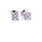Boucles d'oreilles Boucles d'oreilles en or blanc avec diamants 58 Facettes