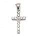 Pendentif Pendentif croix en diamants et or blanc 58 Facettes D363254CG