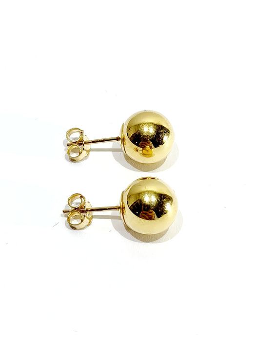 Boucles d'oreilles Boucles d'oreilles boules en or jaune 58 Facettes