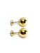 Boucles d'oreilles Boucles d'oreilles boules en or jaune 58 Facettes