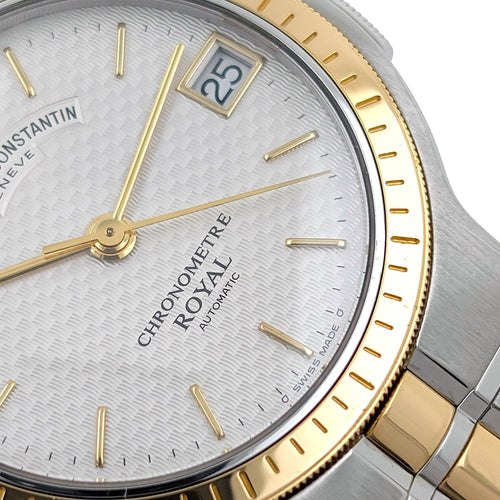 Montre Vacheron Constantin Phidias 47020 Phidias Chronomètre Royal 18k Gold and Stainless Steel 1990 1995 58 Facettes