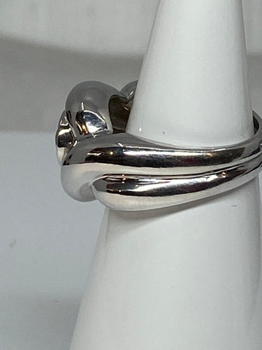 Bague 53 Bague en or blanc, diamant 58 Facettes AB49