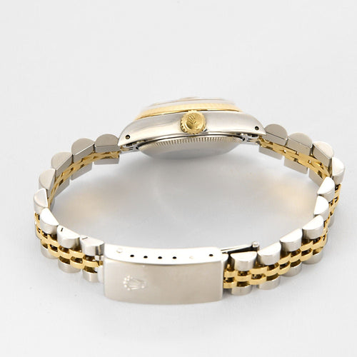 Horloge Rolex Model Datejust 26 mm in 18K Goud en Staal Computer Wijzerplaat 58 Facettes