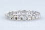 Bague 53 Alliance Éternité en Or Blanc 18 Carats et 1.26 CTDiamants 58 Facettes ALLDIAM126-107