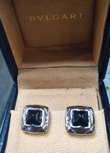 Boucles d'oreilles BULGARI - Boucles d'oreilles Piramide Or blanc 58 Facettes