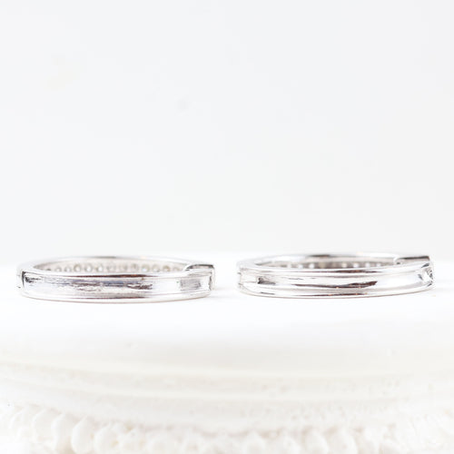 Minđuše Minđuše alke od belog zlata 18k i brilijantski dijamanti 58 Facettes 133710D