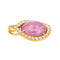 Pendentif Pendentif Or jaune Rubis, Diamant 58 Facettes 3944483CN